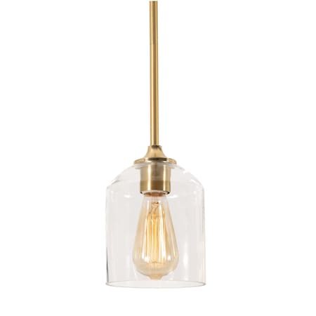 Afx William 6" Pendant - Satin Brass WMMP06MBSB